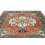 Tapis Oushak en laine noué à la main 9 pi 3 po x 12 po