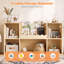 Meuble de rangement multifonctionnel à 5 ​​compartiments pour jouets, tablette pour enfants (chambre et salle de jeux).-1577455795