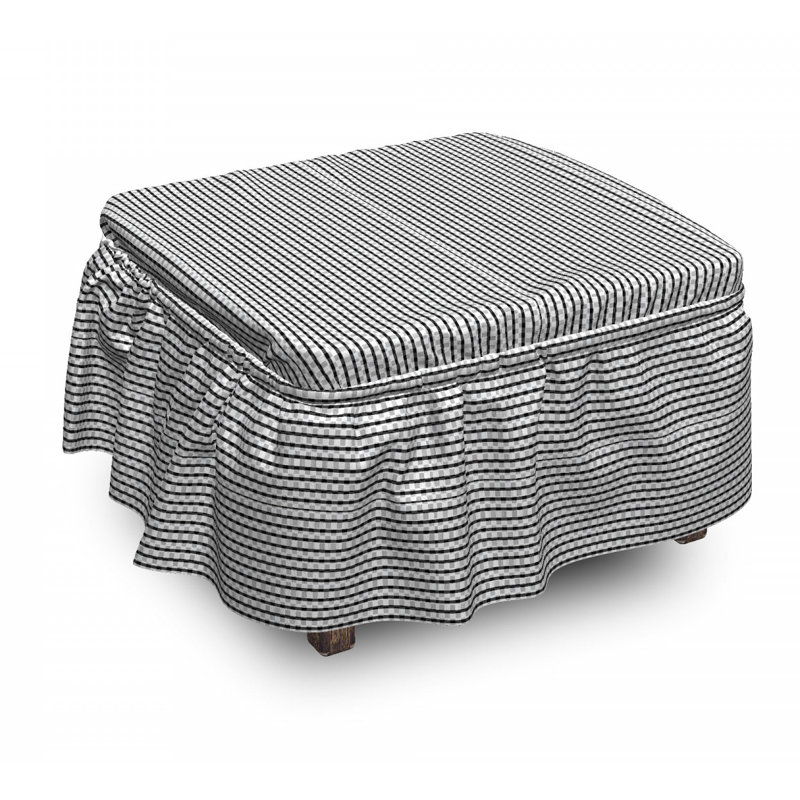 Housse pour disposition monochrome repose-pieds