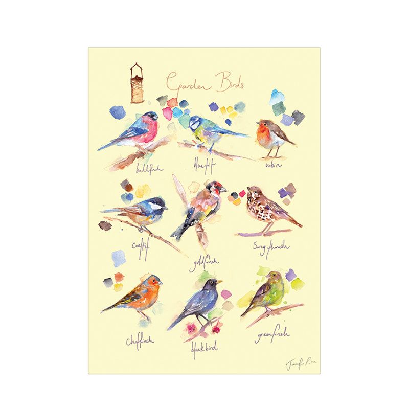 Garden Birds 1 Piece Painting