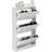 White 3 Tier Shoe Cabinet