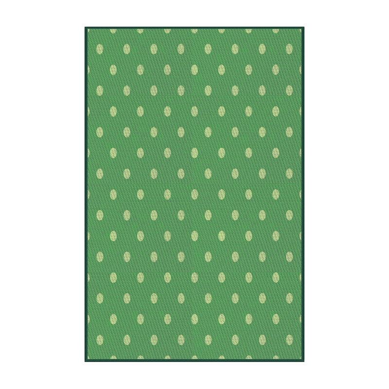 Tapis décoratif à pois Reider, Rectangle 5 pi x 7 pi