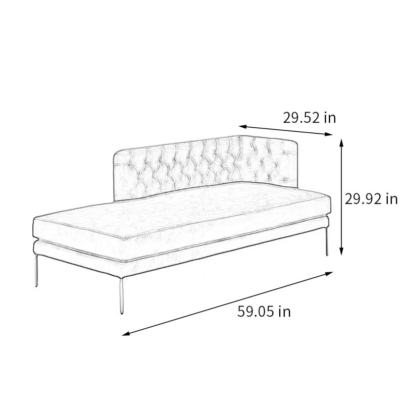 Chaise simple et moderne