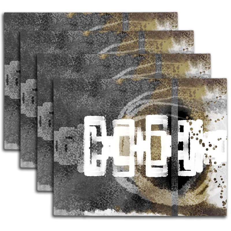 Napperon abstrait en polyester