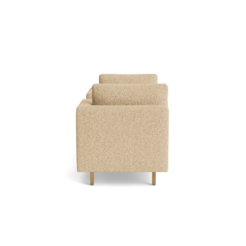 Hunter Bench, Berber - Dune, Brushed Brass