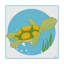 « grégory the turtle », art sur toile-33522447