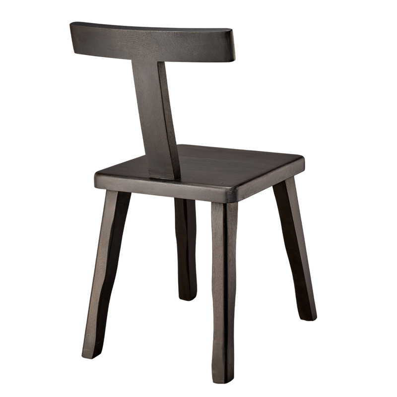 Parlor Solid Wood Dining Chair, Black