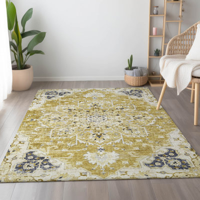 Tapis jaune Premium lavable à la machine Barayon AMF93