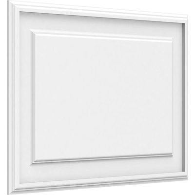 Panneau mural surélevé en PVC blanc Legacy