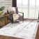 Kaamini Abstract Machine Washable Cream Area Rug