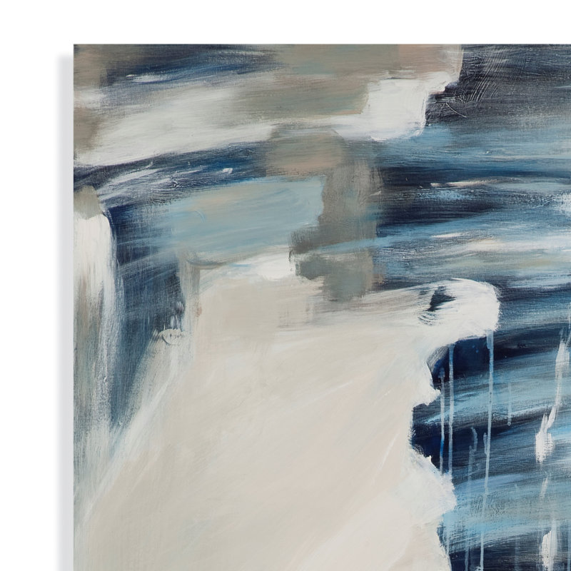 Théorie bleue peinture impression sur toile
