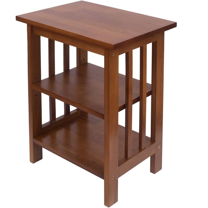 Whittington Solid Wood End Table, Walnut