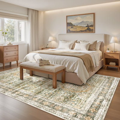 Tapis persan lavable délavé