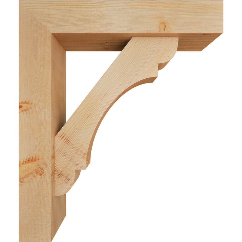 Support de bloc olympique avec entretoise décalée, 26 x 22, Sapin Douglas de l 5 1/2 po (lisse)
