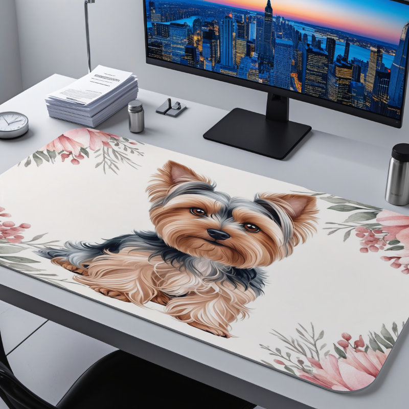 Polyester Desk Pad, 14.4x12.1