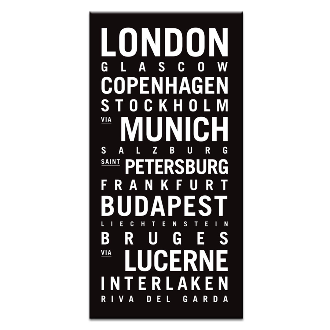 Tram Scrolls - Print on Canvas