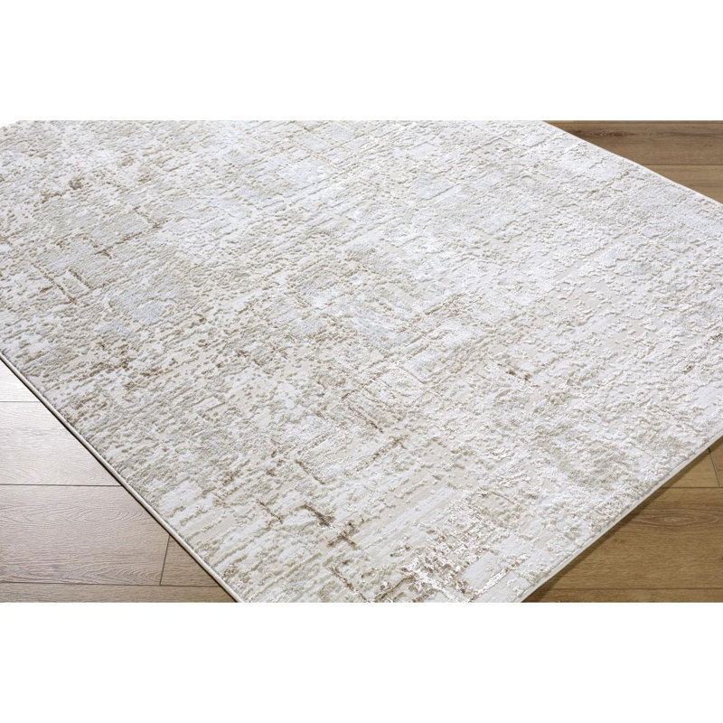 Tapis tissé à la machine Gurdon, Rectangle 5 pi 3 po x 7 pi