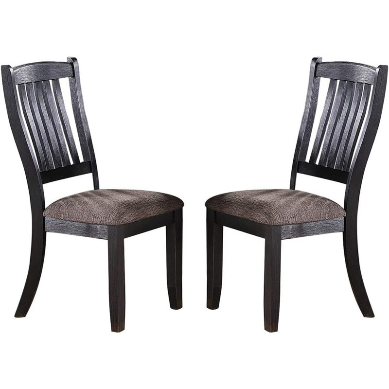 Ensemble de 2 chaises d'appoint en bois Coffee Classic