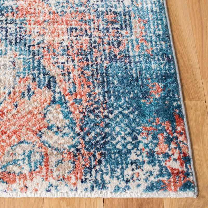 Madison Performance Abstract Rug, Round 6'7"