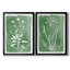 Toile encadrée de qualité supérieure Green Botanical I - prête à être accrochée-263943463-263943462