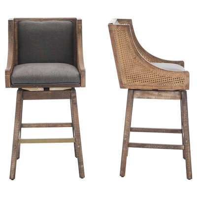Tabouret de comptoir rembourré Baison