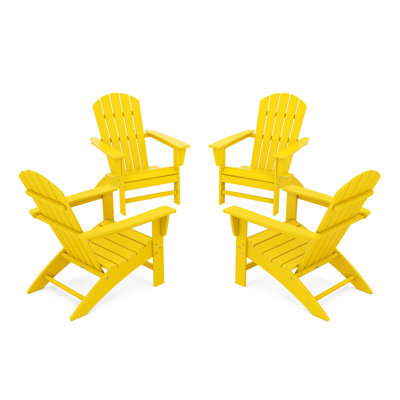 Ensemble de conversation POLYWOOD Nautical Adirondack