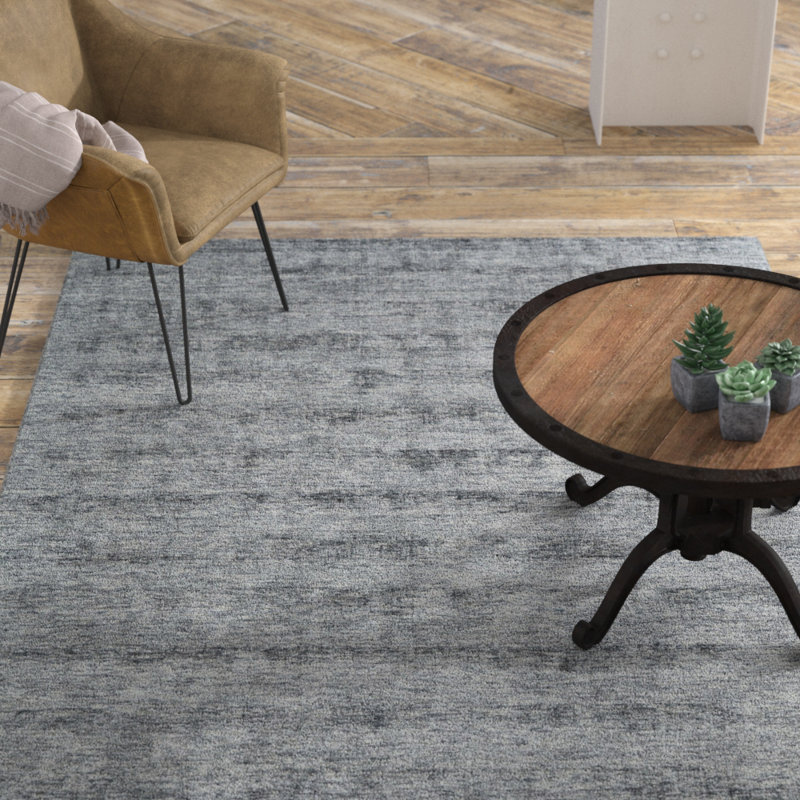 Tapis gris Shoshana, Rectangle 7 pi 6 po x 9 pi 6 po