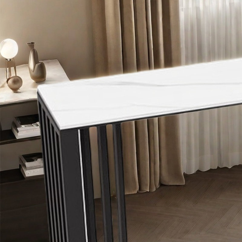 Tables et chaises de bar légères et luxueuses, 5, Orange / noir, H 41,3 po x L 23,6 po x l 78,7 po