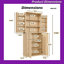 Rangement en bois 72 po avec tablettes-1791176901