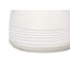 Lighting, H 17 po, lampe de table, céramique crème, abat-jour ivoire / crème, moderne