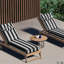 Coussins de chaise d'extérieur 80 po x 26 po x 4 po en oléfine (ensemble de 4)-98695247-90629548