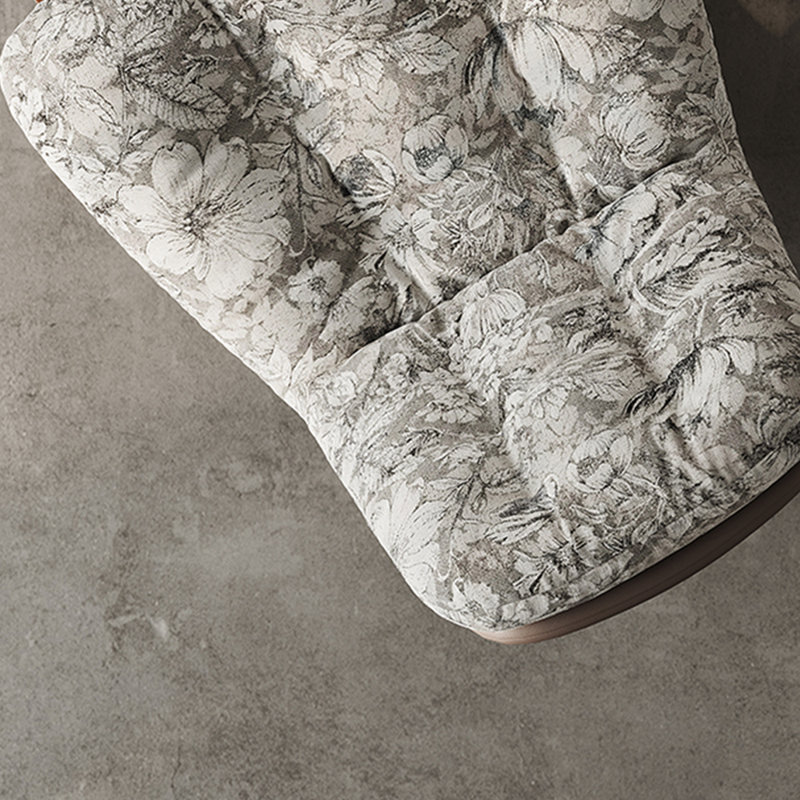 Chaise berçante en bois massif luxueuse et confortable