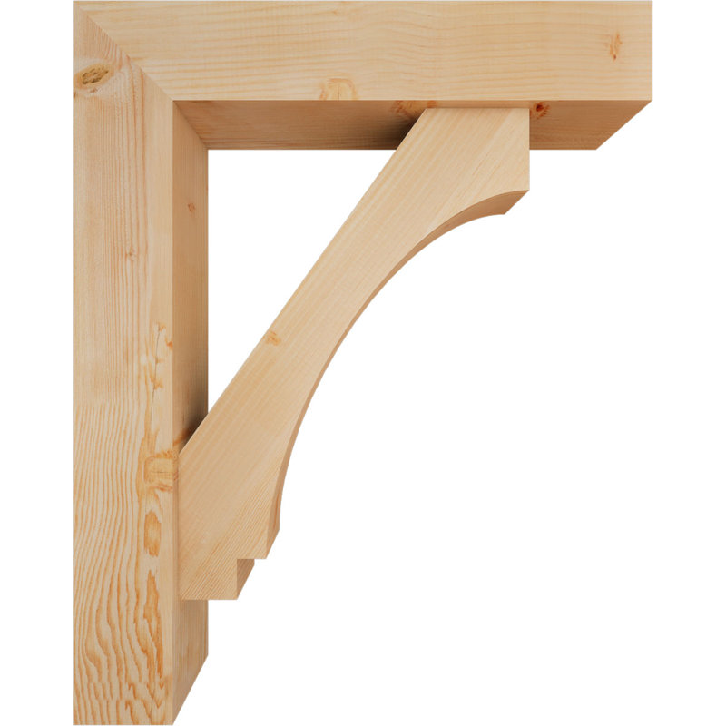 Support de bloc impérial avec entretoise décalée, 40 x 32, Sapin Douglas de l 7 1/2 (lisse)