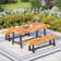 Rectangular 6 - Person 68'' Long Dining Set