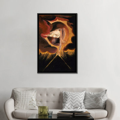 'The Ancient of Days 1794' by William Blake Painting Print on Canvas