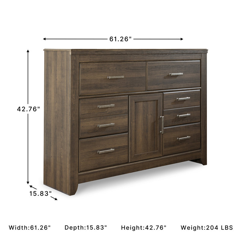 Keicha 61.26'' W 6 - Drawer Dresser