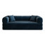 Canapé à compression de 78,8 po, canapé-lit convertible au sol avec accoudoirs avec dossier coussiné, canapé-lit à futon confortable, canapé modulaire désossé Loveseat, tissu en velours côtelé, pour le salon, la chambre à coucher-2019780875