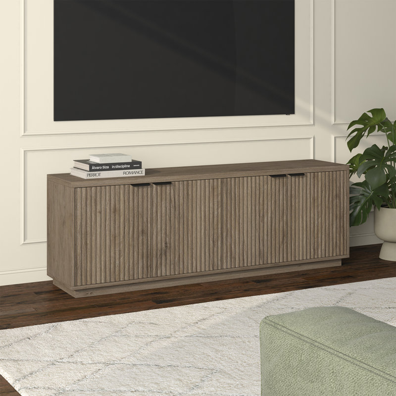Cloran TV Stand for TVs up to 78", Grey