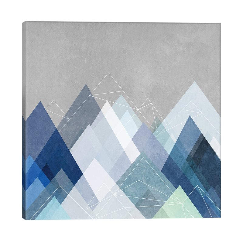 Graphic CVII.X by Mareike Böhmer - Print on Canvas, 66.04 cm H x 66.04 cm W x 1.91 cm D, No Frame