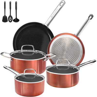 11 - Piece Aluminum Cookware Set
