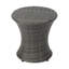 Table d'appoint d'extérieur grise H 19,56 po-124548221-124548220