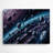 Space Asteroid belt visualization Gray Metal Wall Art