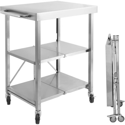 Tianjin Jiachuang Heye Technology Co.,LTD Stainless Steel 20'' L x 26'' W x 34'' H Adjustable Work Table
