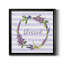 Lavender Blessed - cadre photo, art textuel sur toile-61636331-61636332