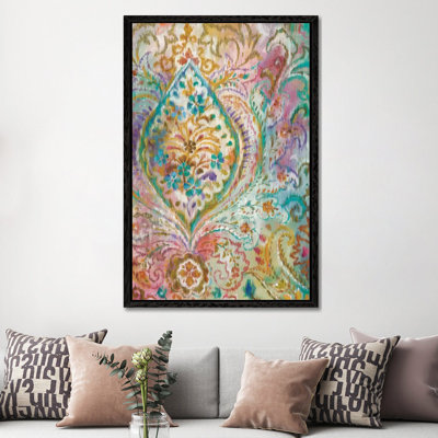 Boho Paisley - Painting on Canvas