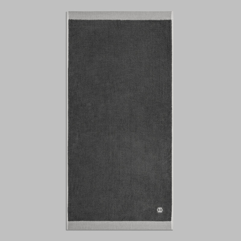 Débarbouillette 100% coton Konvill, Gris