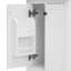 Ensemble de meuble-lavabo simple 24 po avec plateau en bois massif Teashia