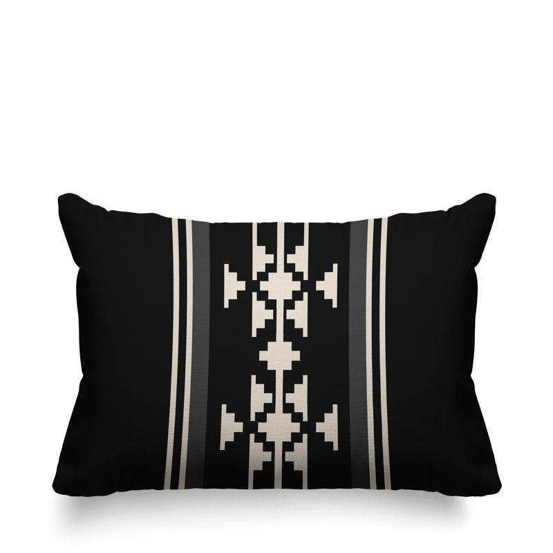 Coussin intérieur / extérieur Sakari, Noir