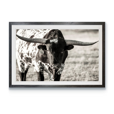 " Longhorn Portrait " by Paul Cezanne