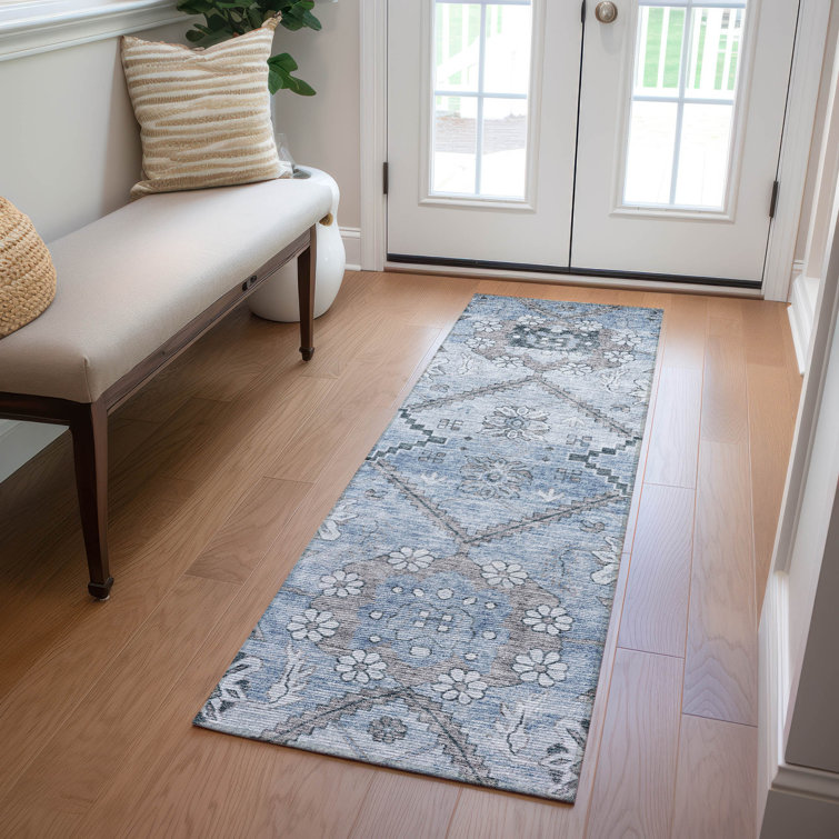 Malchow Washable Floral Indoor / Outdoor Rug